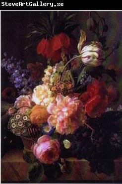 unknow artist Floral, beautiful classical still life of flowers.064